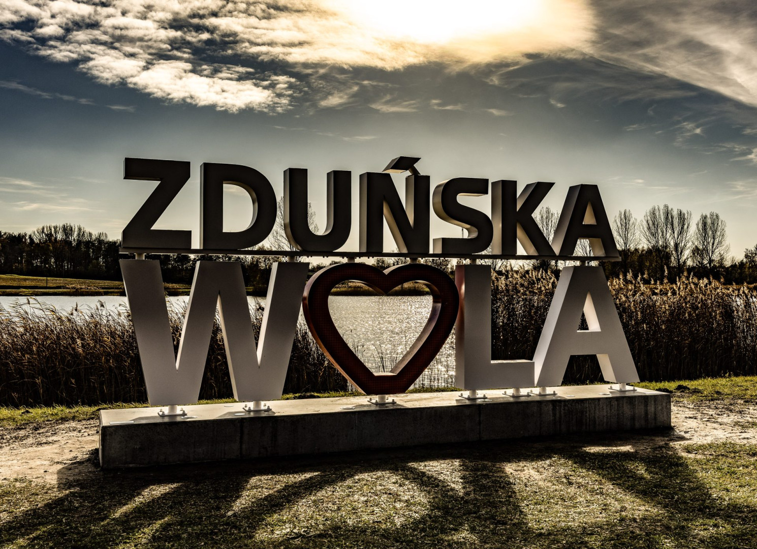 Zdjęcie do projektu Przestrzenny napis promujący miasto